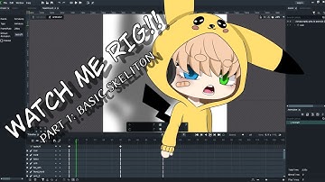 HARDEST ANIMATION EVER!!!!---- Pikachu Len Basic rigging in Dragon Bones!!