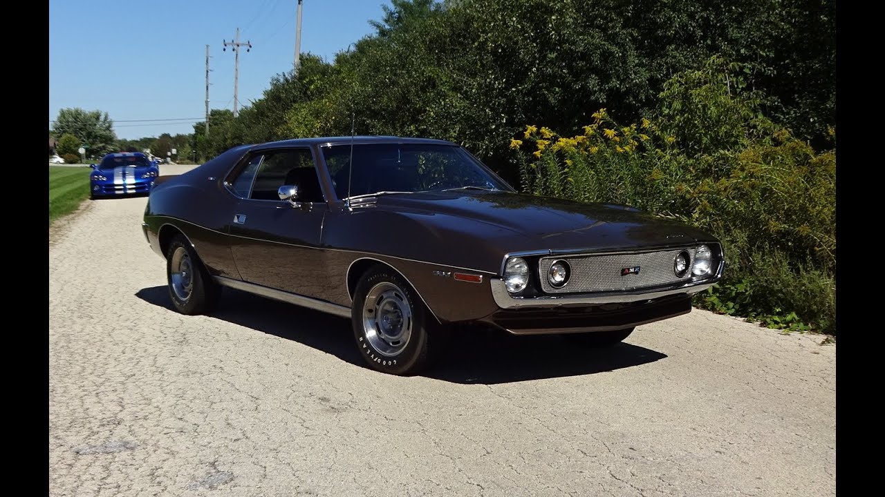 1971 American Motors Amc Javelin Amx 360 In Burnished Brown On My Car Story With Lou Costabile Youtube