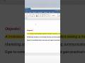 ms word basic | formatting | #ytshorts #ytshortfeed