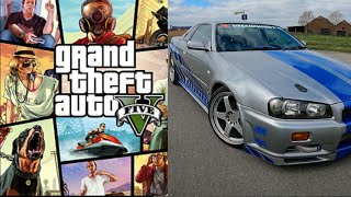 Gta 5 Online - Nissan Skyline z Rychle a zbesile 2 CZ