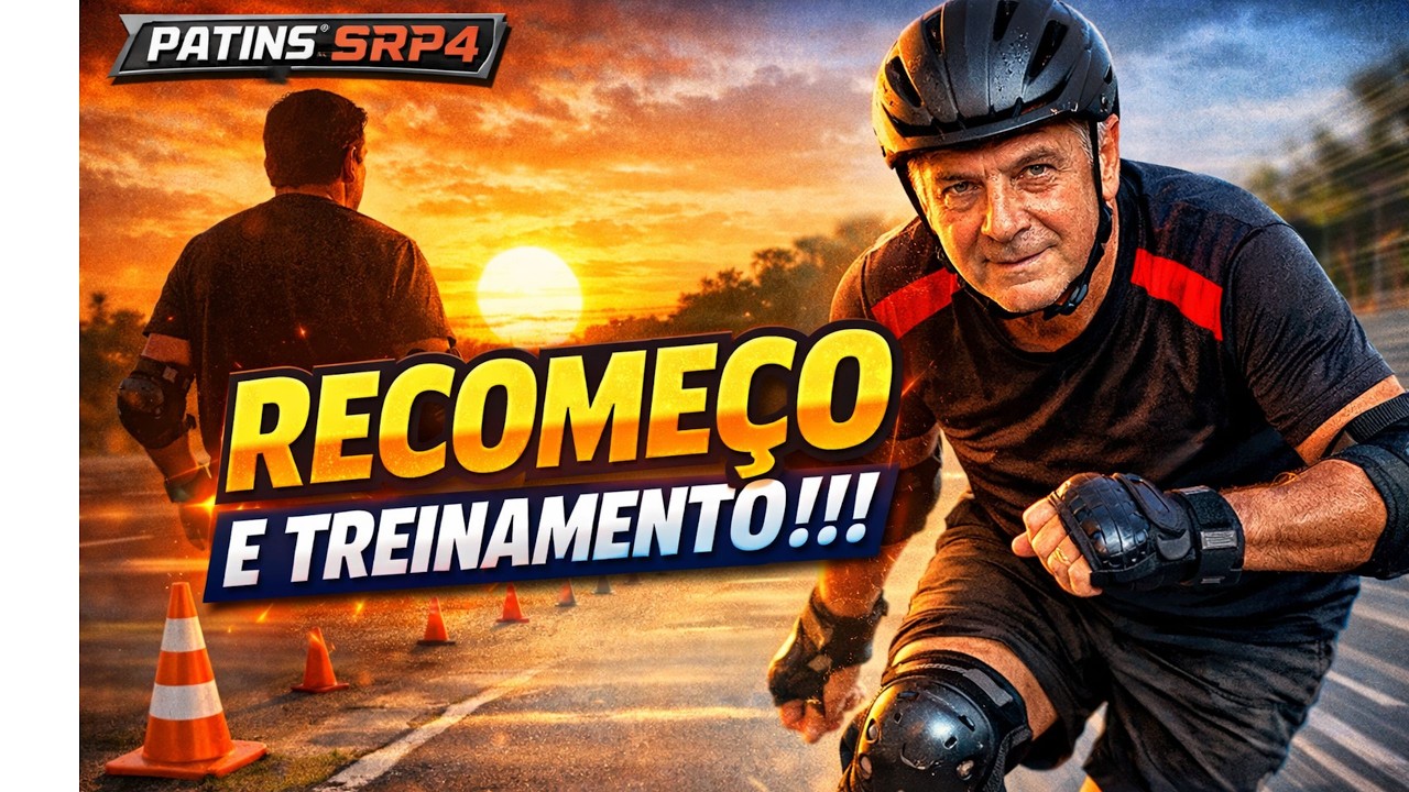 RECOMEÇO e  TREINAMENTO na patinação