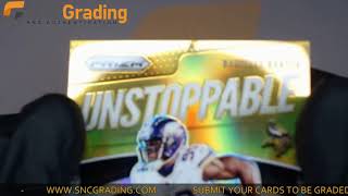 SNC Grading:2019 Panini Prizm Danielle Hunter #UN-DH Unstoppable Gold Prizm 3/10 Card(1623885037170)