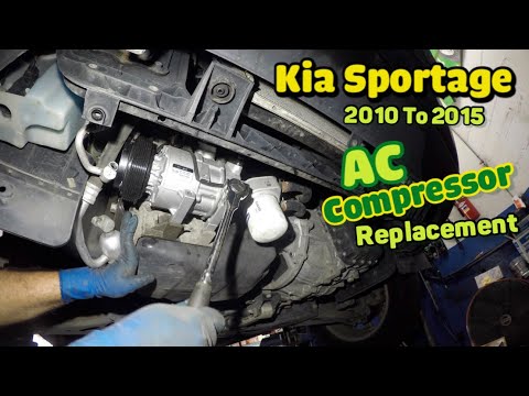Replacing AC Compressor on 2016 KIA Sportage