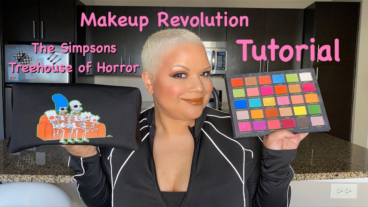 Makeup Revolution X The Simpsons Treehouse of Horror Tutorial