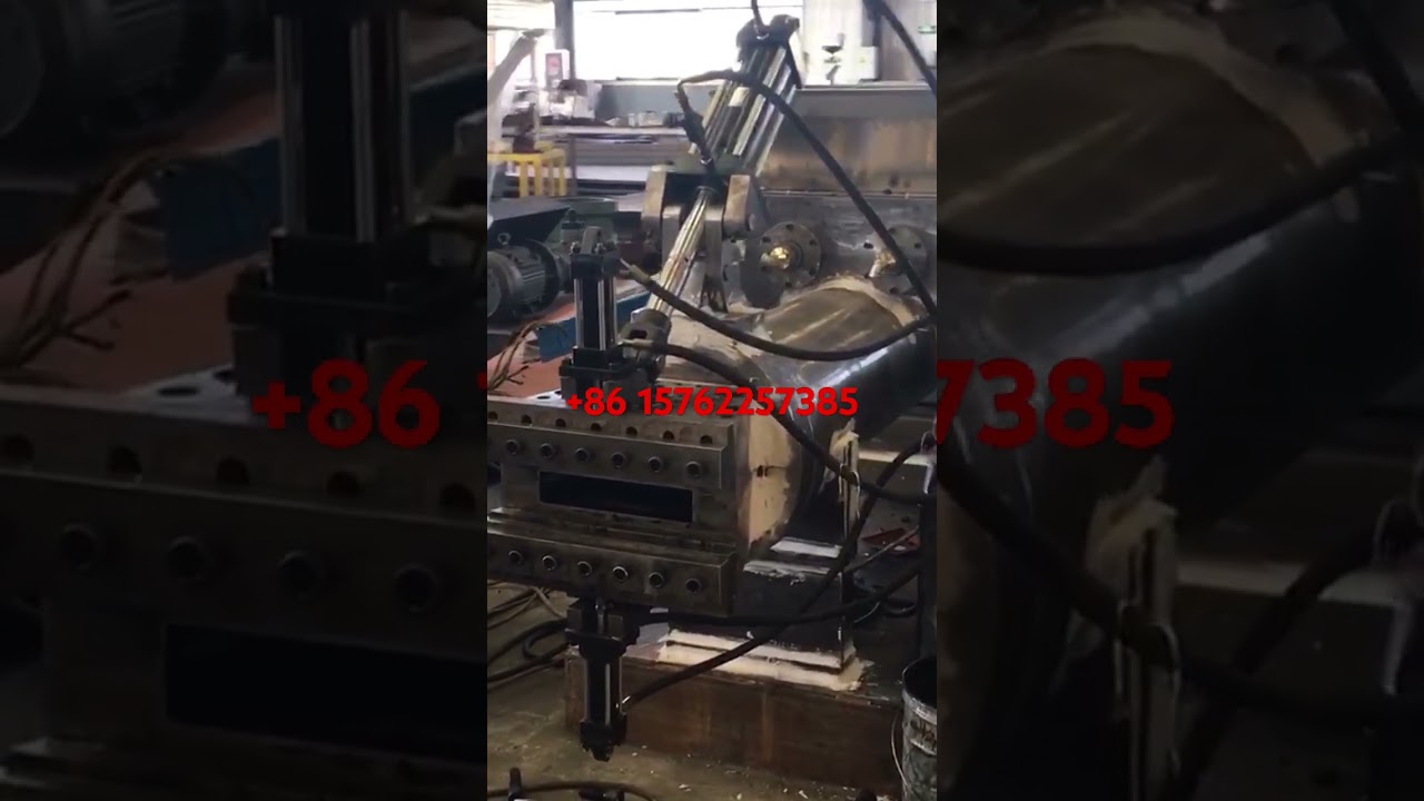 XJ-250 rubber extruder testing for my Poland customer