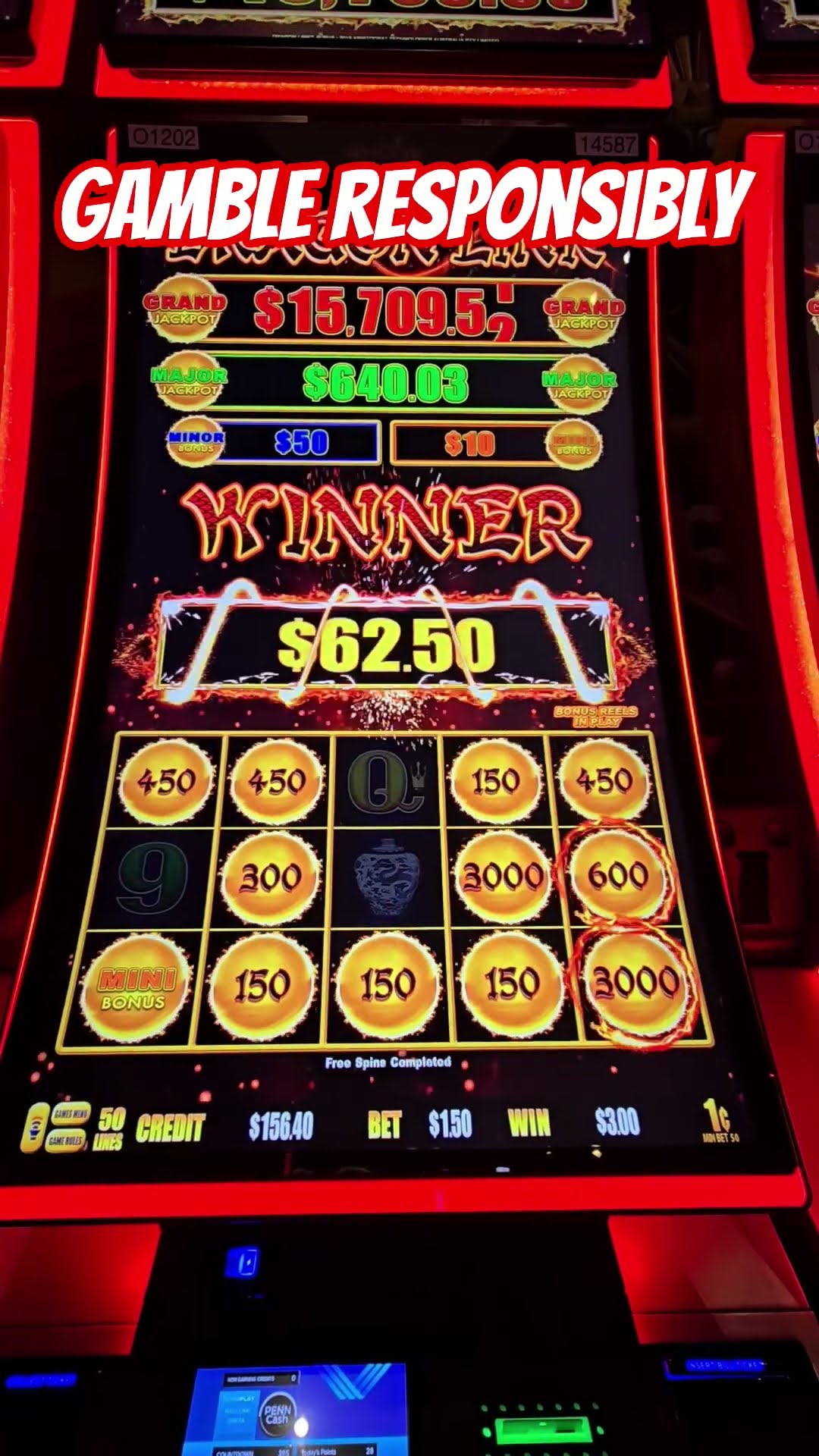 I Almost Walked Past THIS Dragon Link Machine 🐉💰 #shorts
