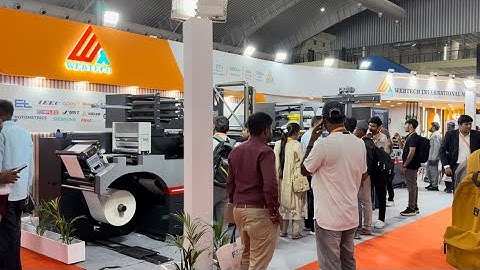 Day 2 at Bharat Print Expo – Going Strong! LABELTECH S3 FLEXO PRESS 450 mm Live Demo