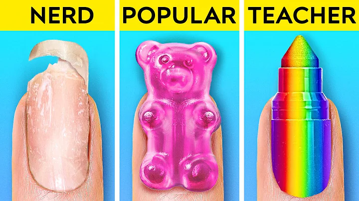 🌟POPULAR VS NERD STUDENT FOR 24 HOURS!🤓 Funny Life Situations by 123GO!