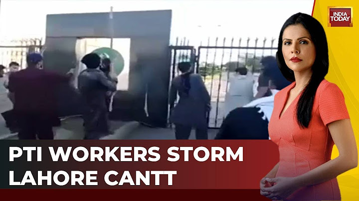 PTI Workers Storm Lahore Cantt. & GHQ Rawalpindi | Imran Supporters Go On A Rampage