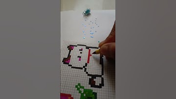 🎨 Quick pixel art !!  #pookie #aesthetic #artwork #art #pixelart #cute #cat