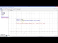Locus of a point Equidistant from two Fixed Points- Geogebra