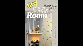Tiny Kids Room Makeover – Full Playroom on Just 14m² | Montessori + Climbing Wall
