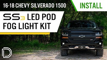 How to Install 16-18 Chevy Silverado 1500 SS3 Fog Lights | Diode Dynamics