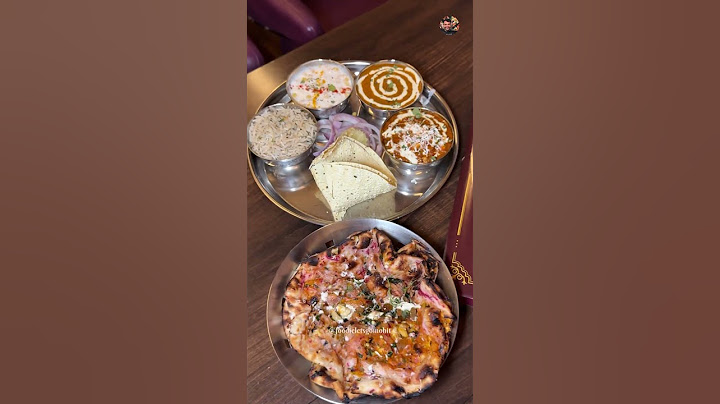 Chur chur naan thali 😋😍 #food #thali #churchurnaan #soyachaap #streetfood #foodieletsgomohit