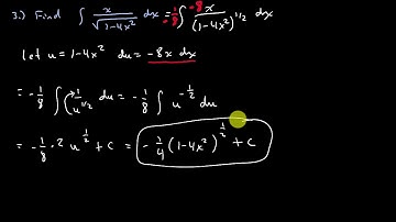 Definite And Indefinite Integrals Using U-Substitution And Symmetrical Functions