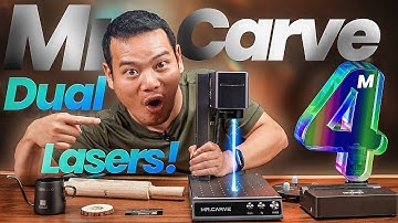 Mr. Carve M4 Dual-Laser Engraver - Same Price, More Features!