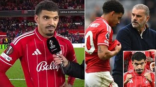 Morgan Gibbs-White Throws Shade at Ange Postecoglou! | Forest's 39-Day Nightmare