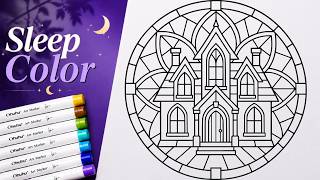 Day 13 — A Spooky House Mosaic for Halloween | Relaxing Marker ASMR