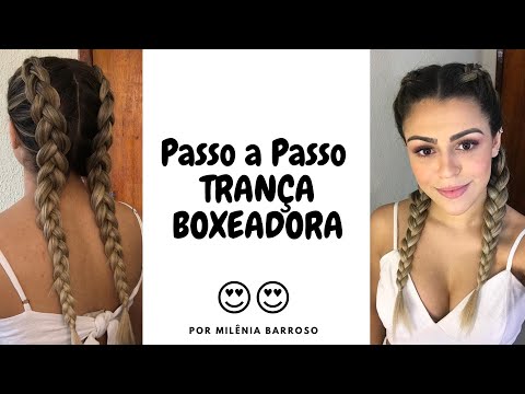 Vídeo: Como fazer uma trança francesa na franja para o lado: 10 etapas