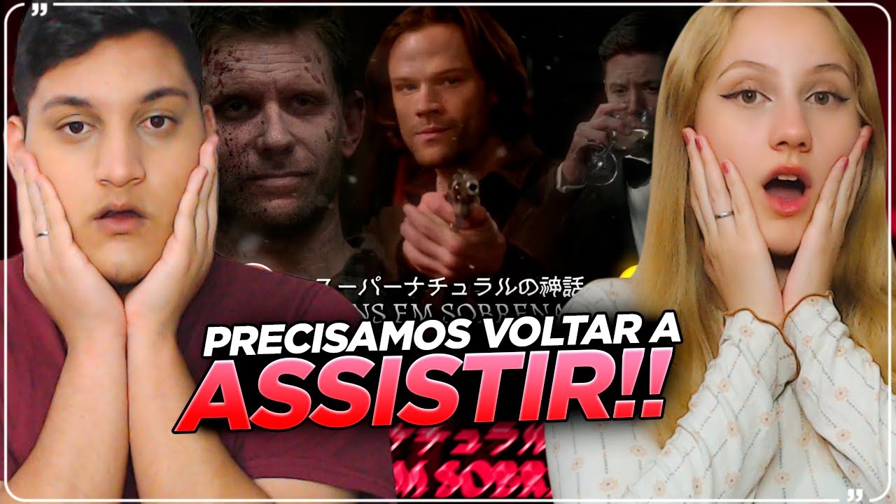 REACT EM CASAL - AS INCRÍVEIS MITAGENS DOS WINCHESTERS E DOS ANJOS EM SOBRENATURAL - VINÍCIUS TV