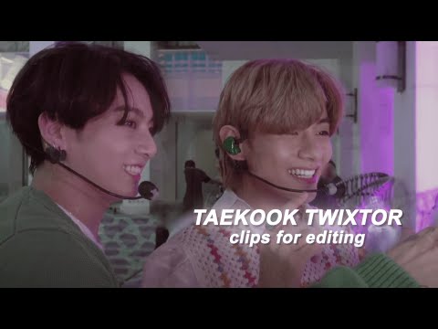 taekook/vkook twixtor clips for editing