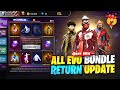 All evo bundle return event free fire  new event free fire bangladesh server  free fire new event