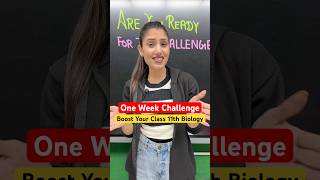 One Week Biology Challenge: Boost Your Class 11th Biology Prep with Shivani Maam #neet2026 #ytshorts