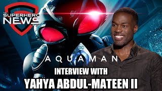 Aquaman Interview: Yahya Abdul-Mateen II on Black Manta, Helmet Challenges, and Sequel Hopes