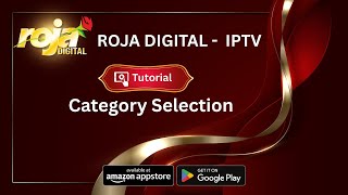 ROJA DIGITAL IPTV – Category Selection on Mobile, Tablets & Other Touch Devices | Tutorial screenshot 5