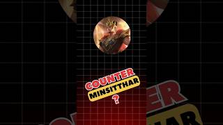 MLBB MINSITTHAR COUNTER 😎 #mobilelegends #moba5v5 #shorts #mlbb