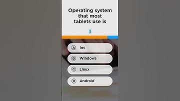 🔥 Simplilearn Quiz - Tablet Operating System | Answer In 1 Minute | #Shorts | Simplilearn