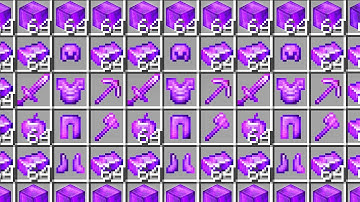 Minecraft, But The Entire World Is Netherite..