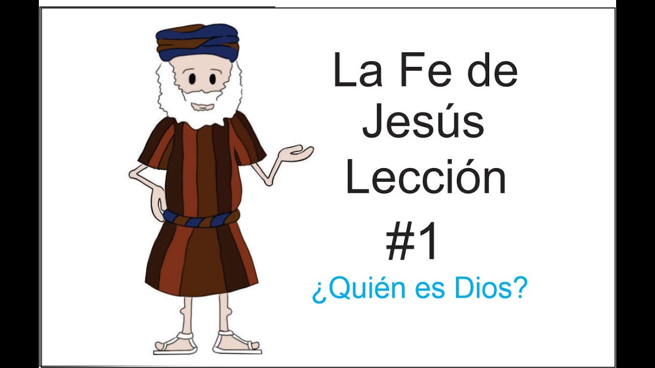 Curso bíblico La Fe de Jesús. Lección 1 - YouTube