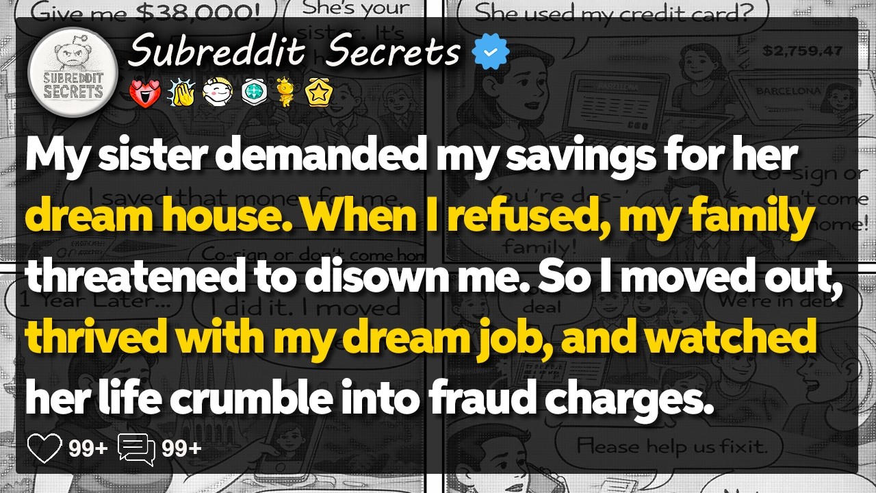 My sister demanded my savings for her dream house. When I refused… Reddit Relationship Stories