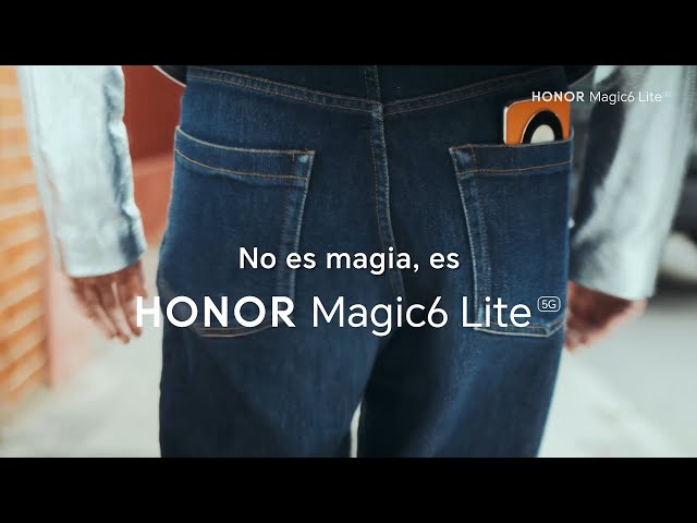 No es magia, es HONOR Magic 6 Lite 