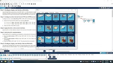 8.7.4 Packet Tracer – Configure IPv6 ACLs Answers