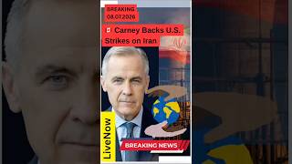 🇨🇦 Carney Backs U.S. Strikes on Iran #usashorts #viral #news