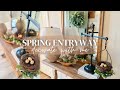 DECORATE WITH ME // SPRING ENTRYWAY // COTTAGE FARMHOUSE DECOR // CHARLOTTE GROVE FARMHOUSE