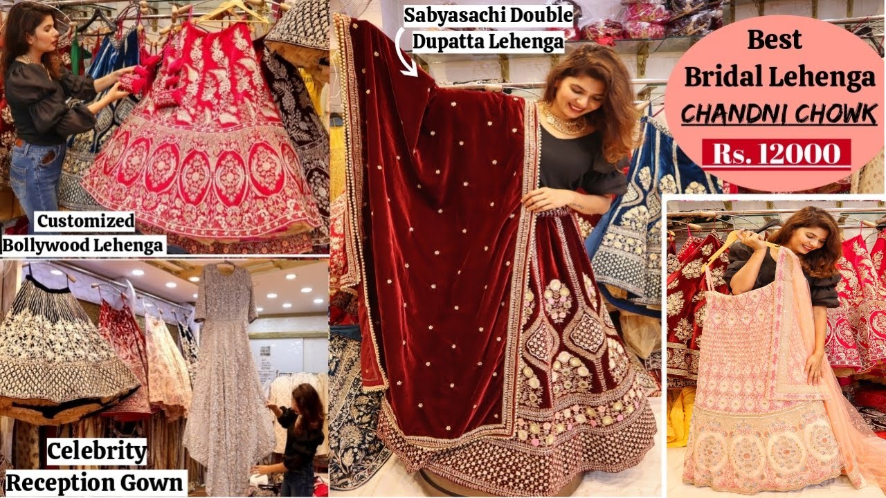 best bridal lehenga in chandni chowk