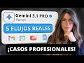 5 Flujos de Trabajo REALES en Gemini 3.1 Pro Que Nadie Te Cuenta
