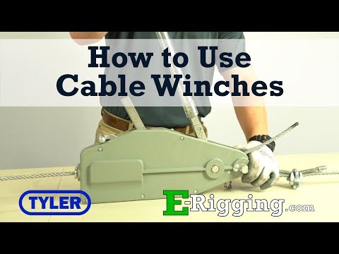 How to Operate a Manual Cable Winch - Tyler Tool Manual Cable