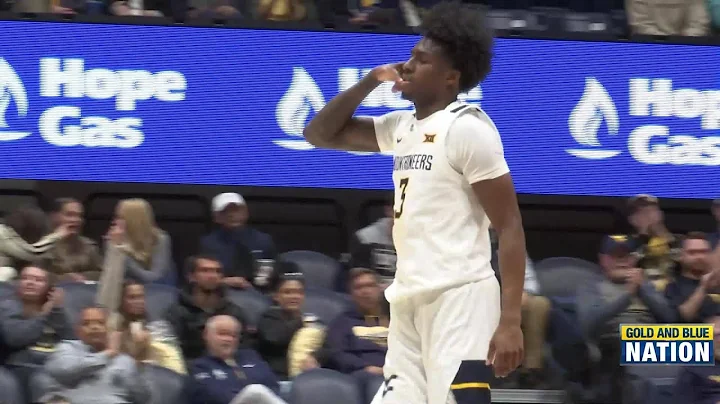 Bang! WVU's Honor Huff hits 8 threes versus Lafayette