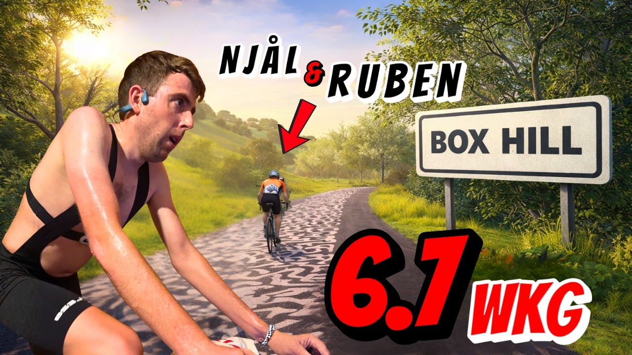 422 watts PR on Box Hill Against World Class Racers!!