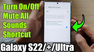 Galaxy S22/S22+/Ultra: How to Turn On/Off Mute All Sounds Shortcut