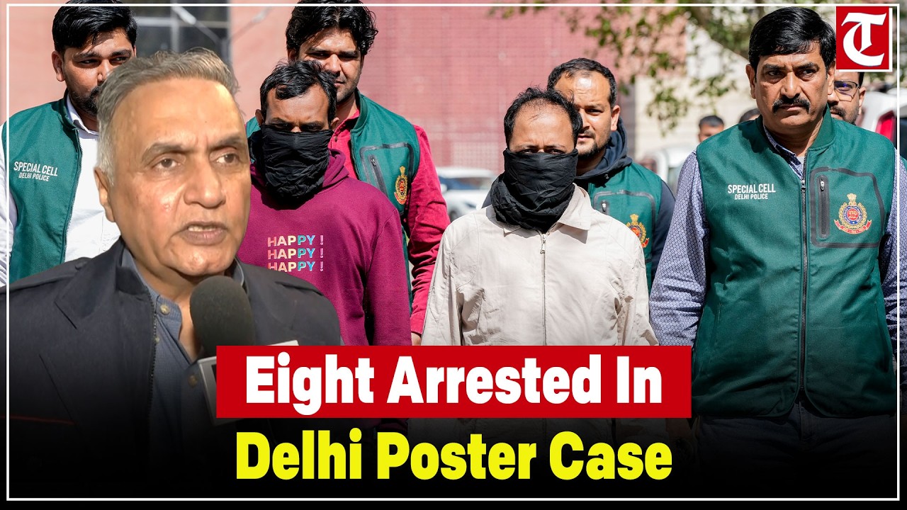 Delhi Police arrest 8 over anti-national posters near Kashmiri Gate Metro