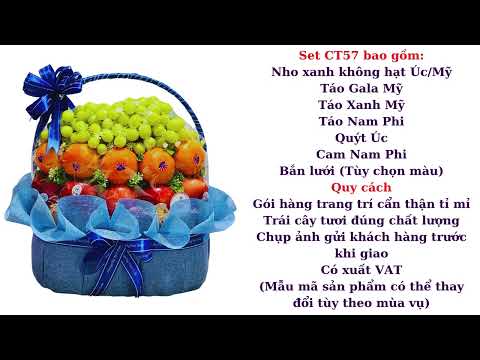 Giỏ Trái Cây Cao Cấp CT57