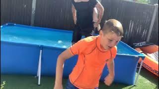 Family wrestling match (DAD VS MUM)