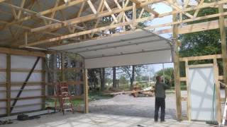 Barn door Menards 16' x 10'