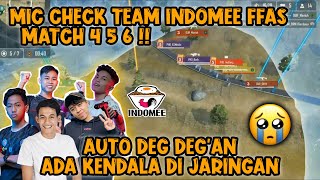 MIC CHECK FFAS TEAM INDOMEE PART 2!! ADA KENDALA SAMPE MENTAL DARI GAME!! 😭