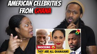 🇬🇭 American Couple Reacts '10 Celebrities You Didn’t Know Are From Ghana'